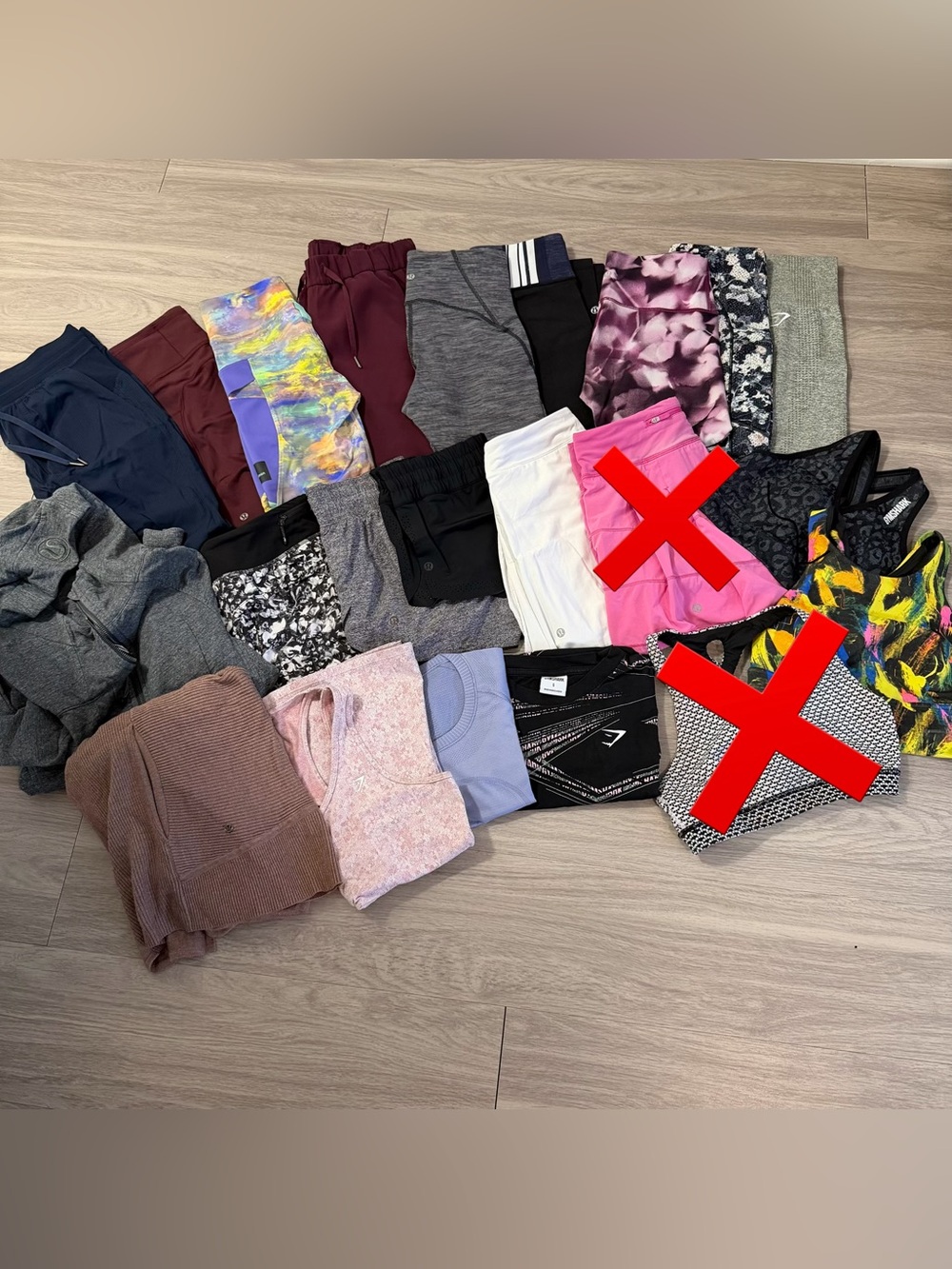 Lululemon and Gymshark Activewear Bundle, Lot of 20 Athletic Clothes | Women S